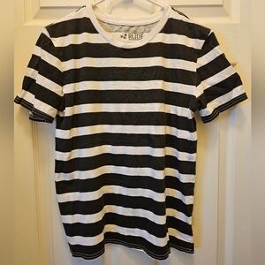 RUDE Men's Small Black and White T-shirt